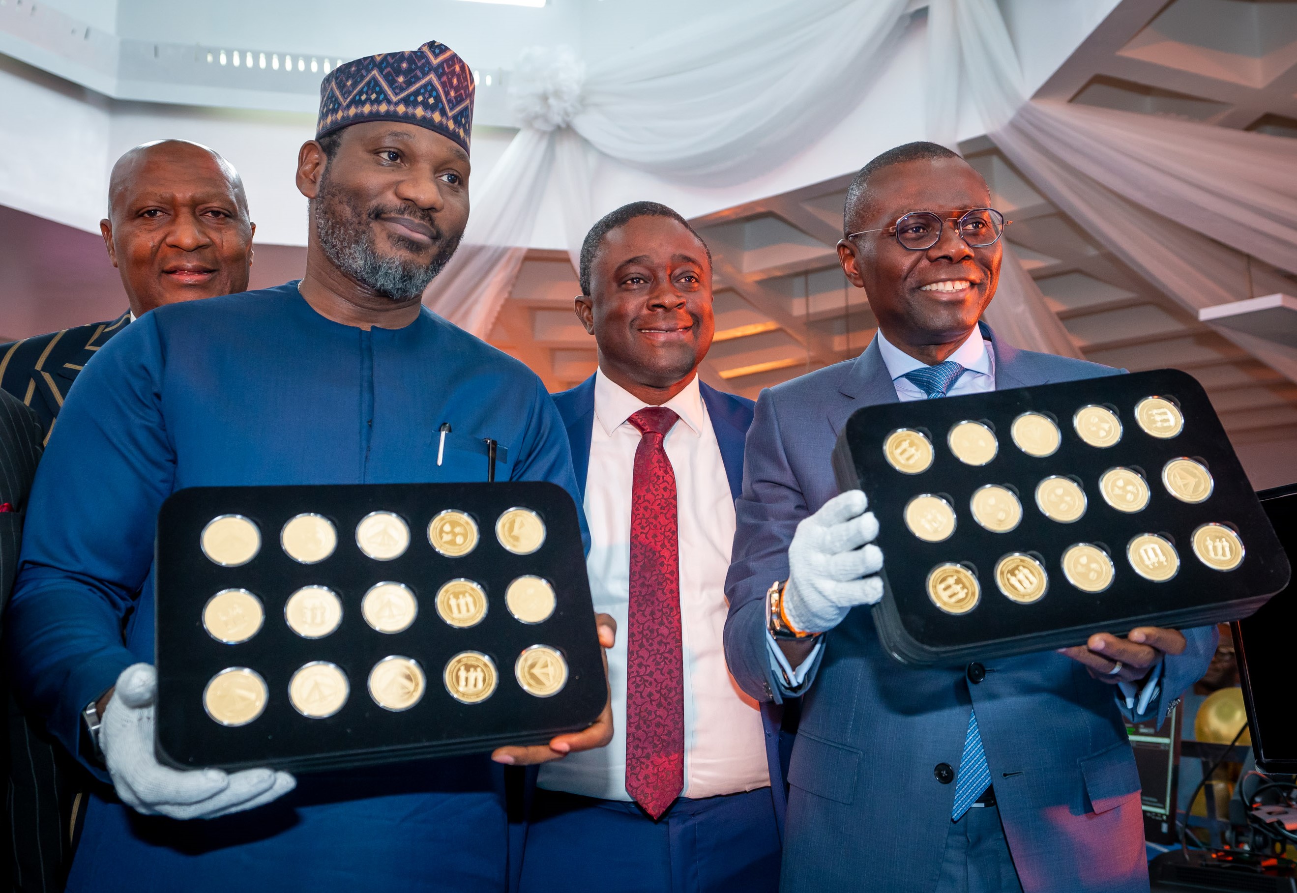 GOV. SANWO-OLU ATTENDS THE COMMISSIONING CEREMONY AND OFFICIAL LAUNCH OF LAGOS COMMODITIES AND FUTURE EXCHANGE AT THE UAC BUILDING